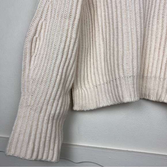 Goop G Label Ribbed Wool Knit Turtleneck Sweater - Picture 4 of 6